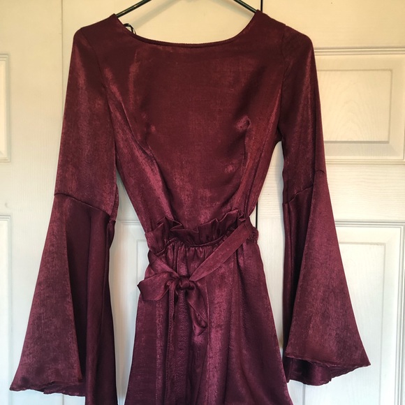 Blush Other - Burgundy Romper